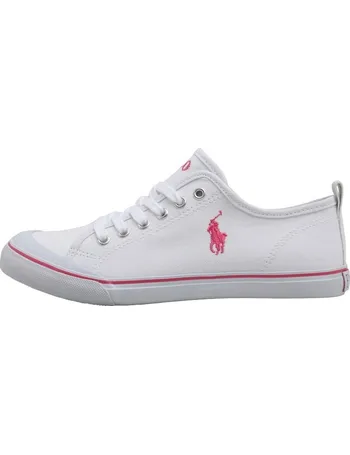 ladies ralph lauren canvas trainers