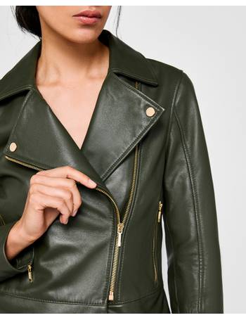 ted baker minimal leather biker jacket