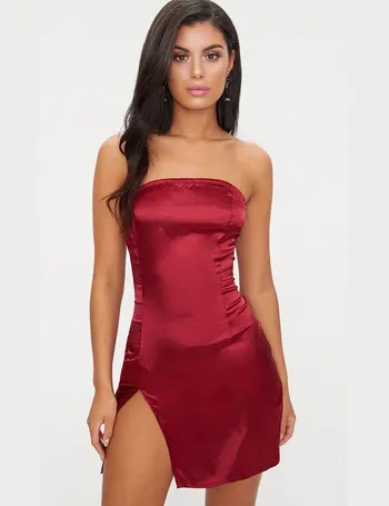 plt burgundy dress