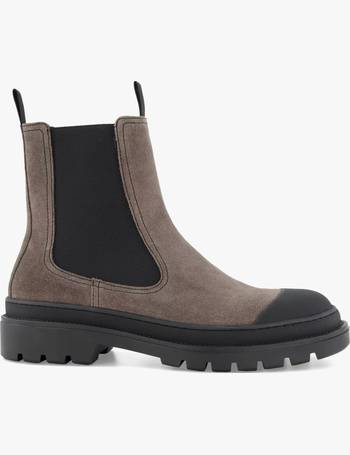 dune mandel chelsea boot