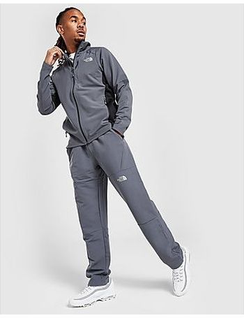 Gray north outlet face tracksuit