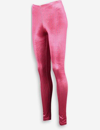 Pink Ribbed Drawstring Leggings - TK Maxx UK