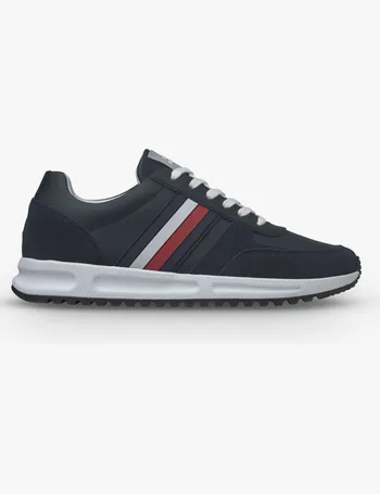 tommy hilfiger corporate leather trainers