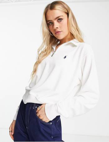 Shop Polo Ralph Lauren Women's Quarter Zip Sweatshirts up to 70% Off |  DealDoodle
