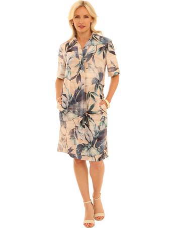 Ladies Pomodoro Palm Shirt Dress from The House of Bruar