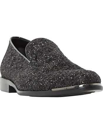 dune glitter loafers