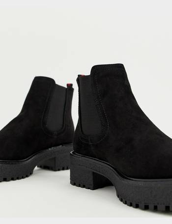 new look flat chunky chelsea boot