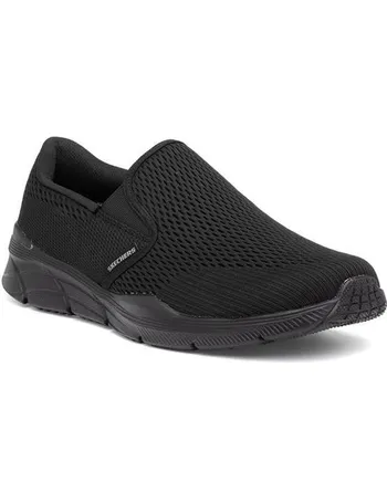 shoe zone black trainers