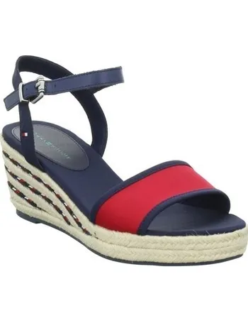 tommy hilfiger neoprene flatform mule sandals