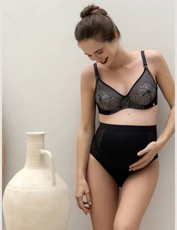 Maternity & Nursing Seamless Bra, Milk by CACHE COEUR - black