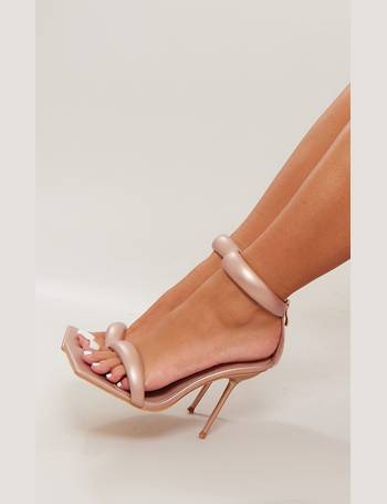 Rose gold heels hot sale pretty little thing