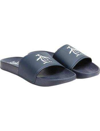 mens penguin flip flops