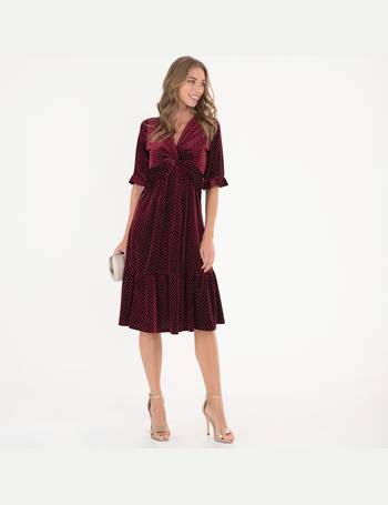 Red velvet best sale dress debenhams