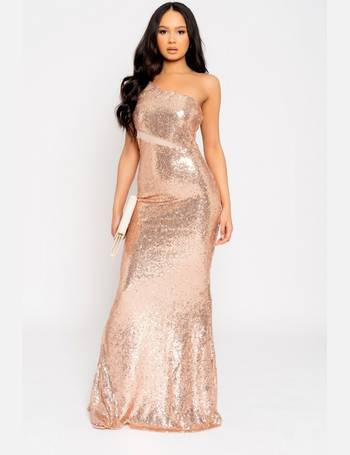 My Moment Rose Gold Luxe Sequin & Beaded Embellished Sheer Mesh Waist –  Nazz Collection
