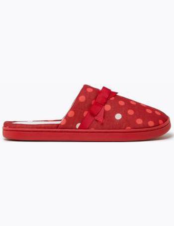 ladies slippers at m and s