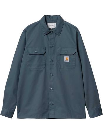 Carhartt WIP Master Long Sleeve Shirt Blue