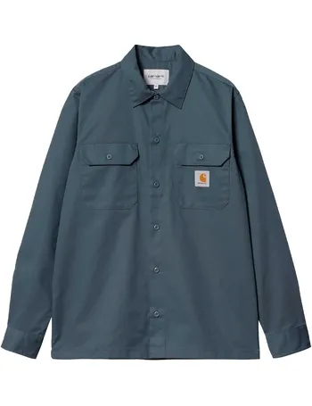 Carhartt WIP Master Long Sleeve Shirt Blue