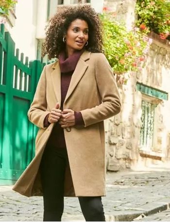 Marks and spencer ladies camel outlet coats