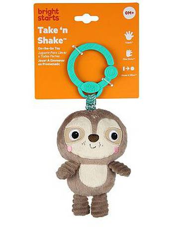 bright starts shake & glow monkey activity toy