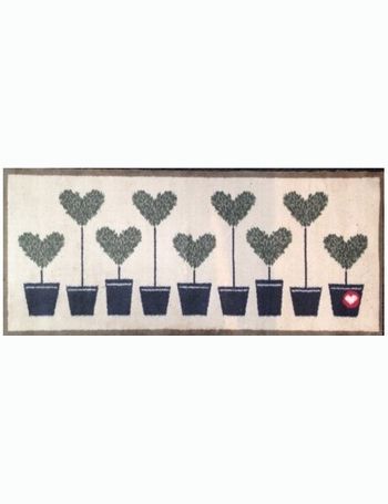 machine washable doormat dirt trapper absorber door mat by HUG RUG stone design 50cm x 75cm HUG RUG 