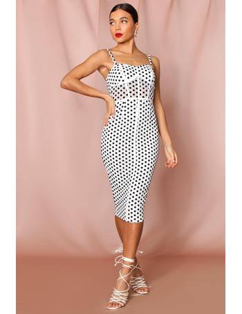 misspap polka dot dress