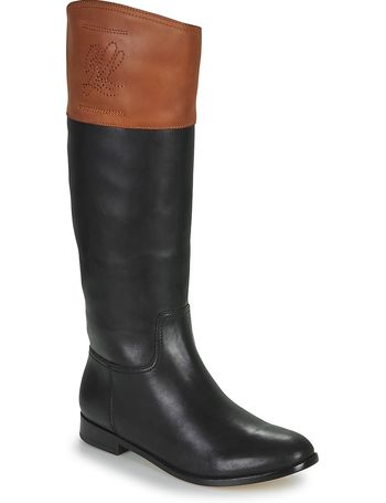 Ralph lauren elberta leather on sale boot