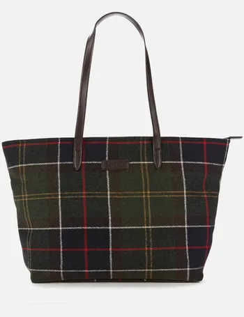 barbour witford tartan tote