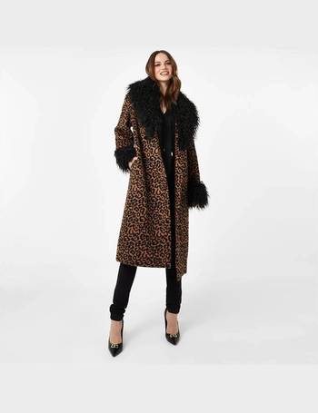 biba faux fur coat