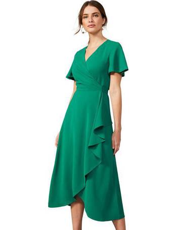 Shop Phase Eight Women's Green Wrap Dresses up to 70% Off | DealDoodle
