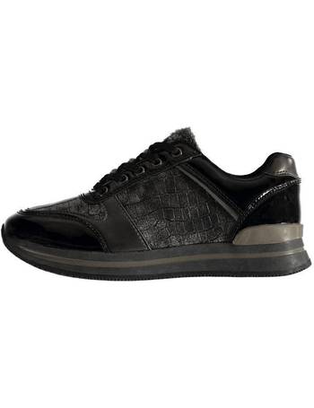 lee cooper snakeskin ladies trainers