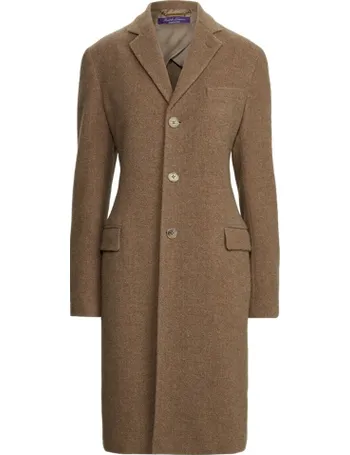 polo ralph lauren wool & cashmere trench coat