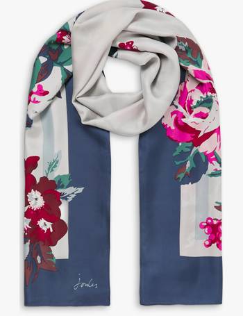 Joules Bloomfield Square Silk Printed Scarf 214624