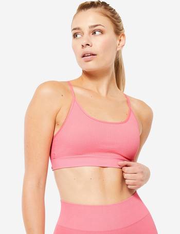 Clothing, Decathlon Moderate Support Cropped Fitness Sports Bra 540