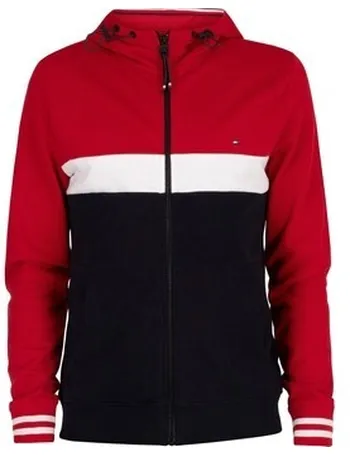 tommy hilfiger oversized teddy half zip hoodie