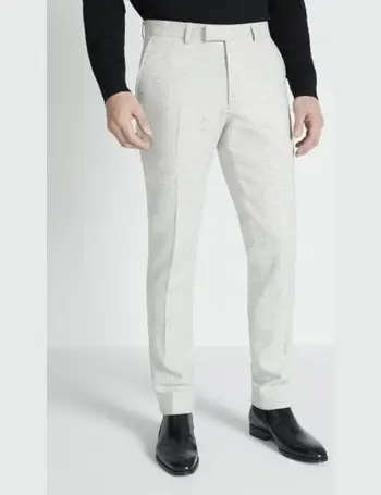 Shop Moss Men's Grey Trousers up to 80% Off