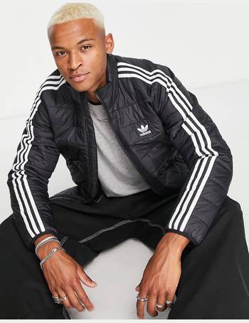 lento tarta sentido común Shop Adidas Originals Men's Stripe Jackets up to 60% Off | DealDoodle