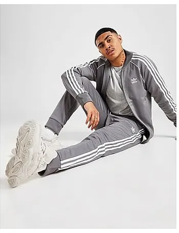 Adidas originals ss discount track pants grey