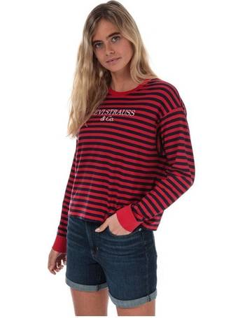 levi long sleeve t shirt women's