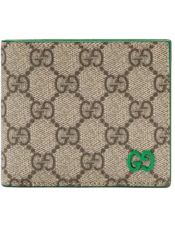 Gucci Gucci Print Leather bi-fold Wallet - Farfetch