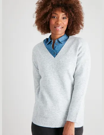 Tu v hotsell neck jumper