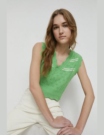 warehouse knitted vest