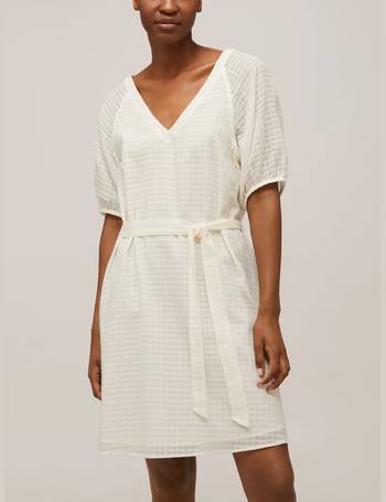 banana republic windowpane dress