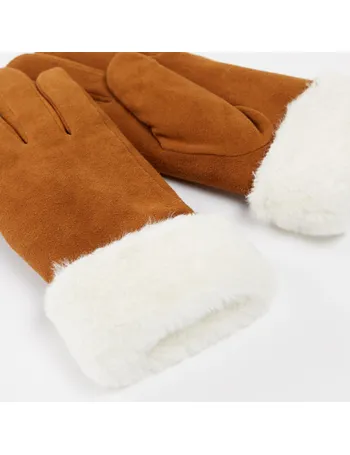 debenhams sheepskin mittens