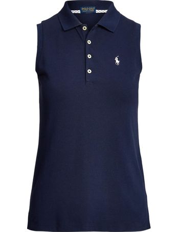 navy blue polo shirt with red horse