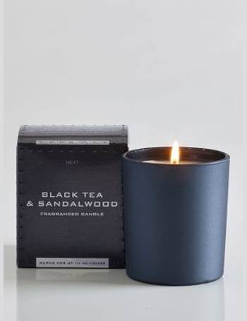 next black tea and sandalwood candle