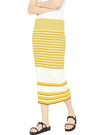 theory twisted rib skirt