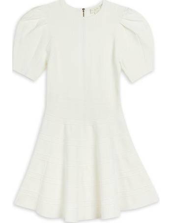 ted baker joulia dress in cream