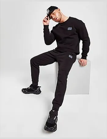 emporio armani ea7 grain tape crew tracksuit