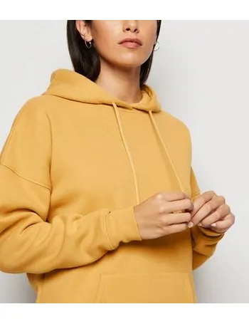 Yellow hoodie cheap new look