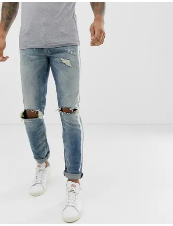 jack and jones damage jeans